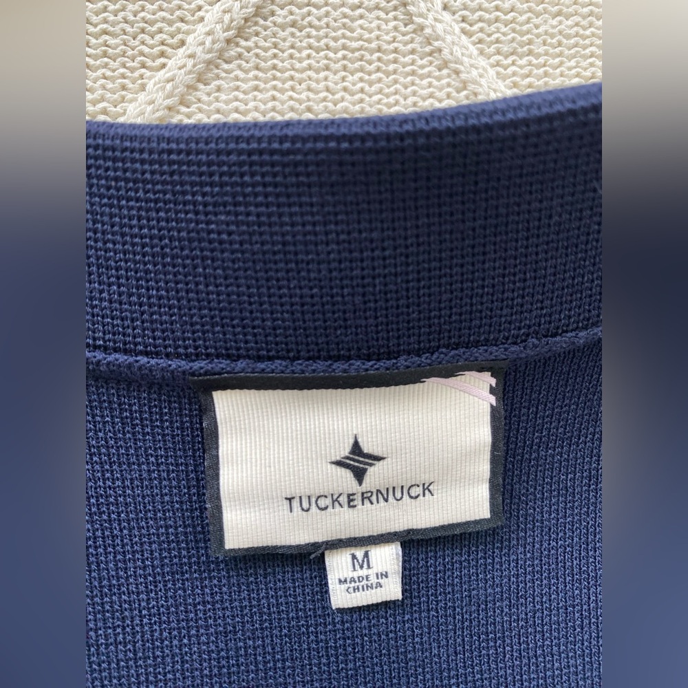TUCKERNUCK Navy and White Wright Polo Dress size M - Picture 12 of 12